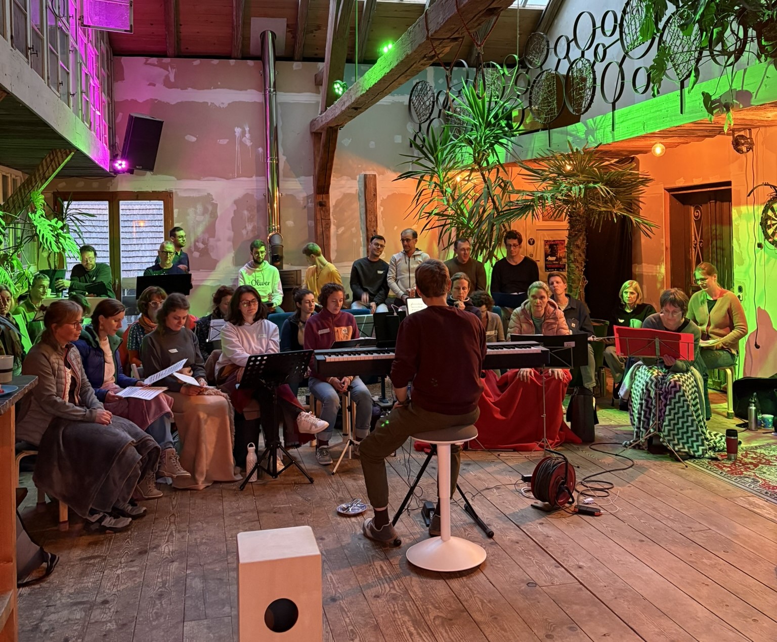 Kalikoer beim Probentag im März 2026