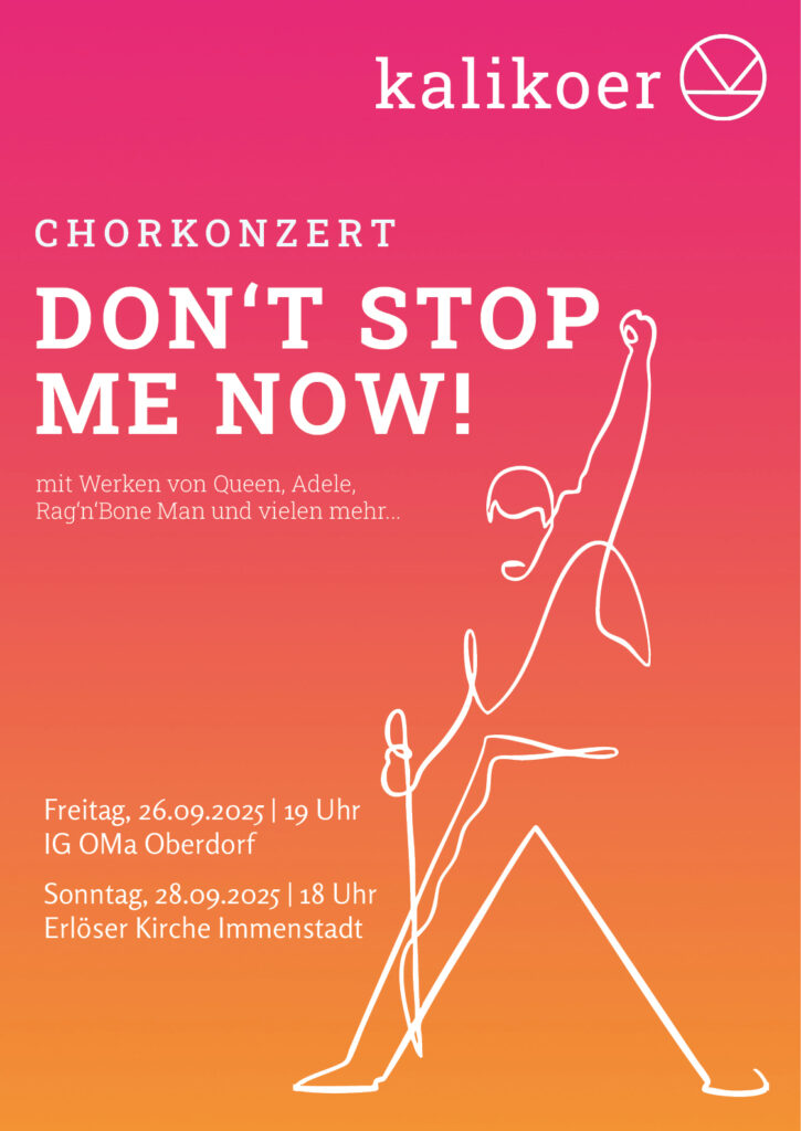 Kalikoer, ein junger Chor aus Immenstadt im Allgäu, singt im September 2025 zwei Konzerte.