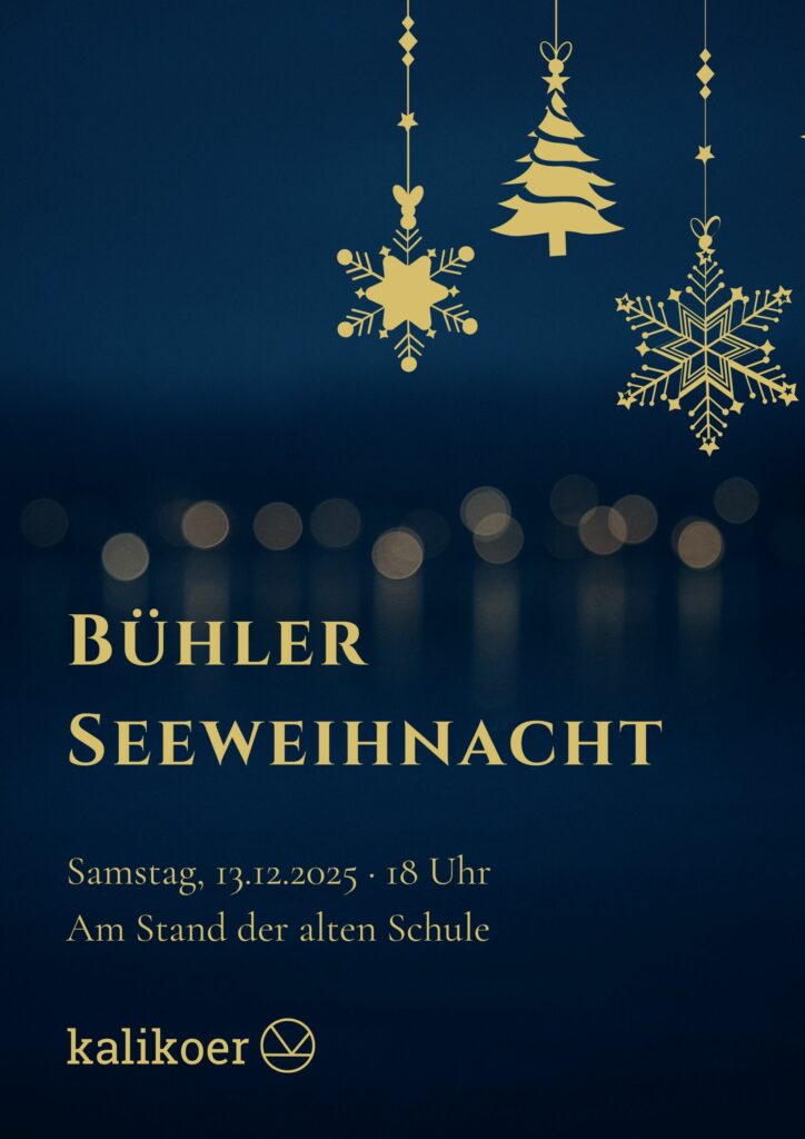 Am 13.12.2025 singt Kalikör weihnachtliche Lieder zur Adventszeit im Rahmen der Bühler Seeweihnacht in Immenstadt.